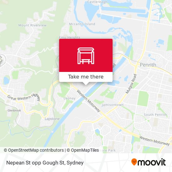 Nepean St opp Gough St map