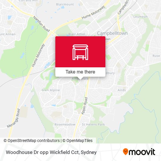 Woodhouse Dr opp Wickfield Cct map