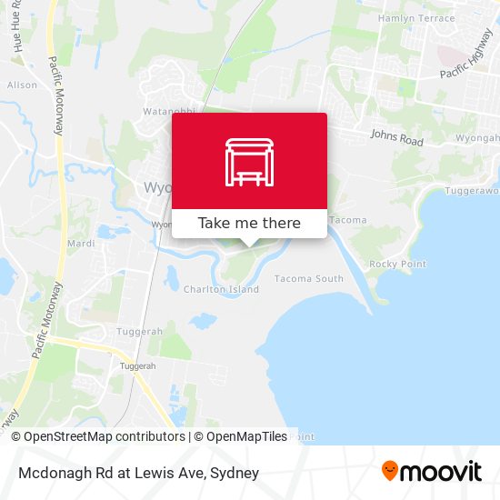 Mcdonagh Rd at Lewis Ave map