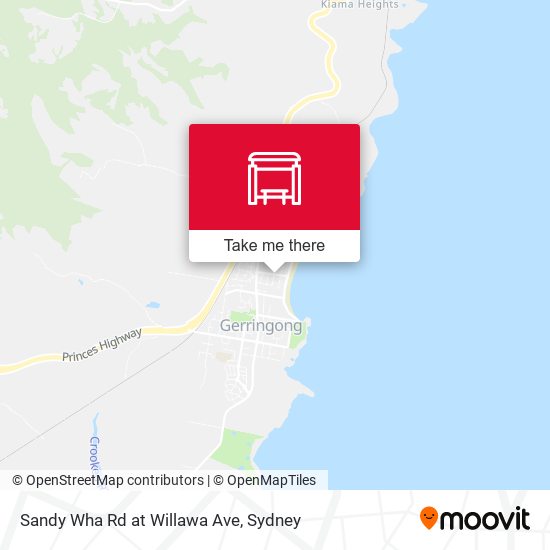 Sandy Wha Rd at Willawa Ave map