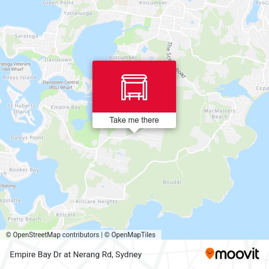 Empire Bay Dr at Nerang Rd map