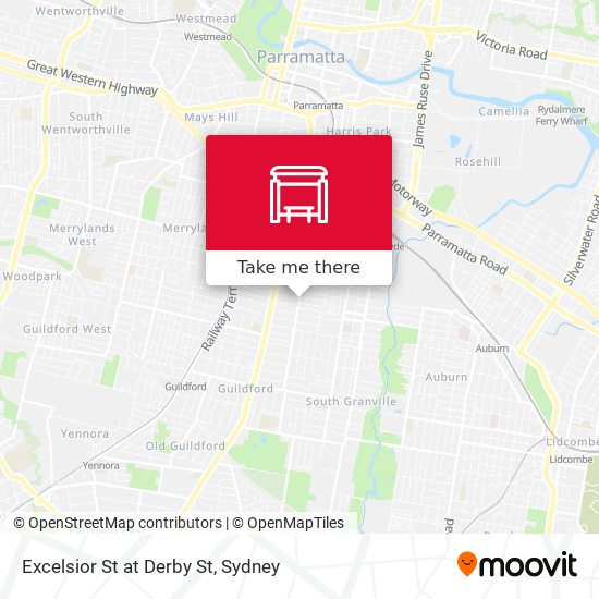 Excelsior St at Derby St map