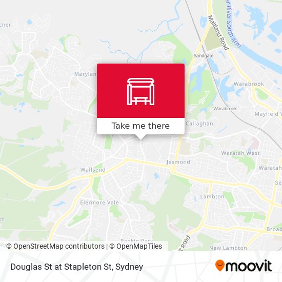 Douglas St at Stapleton St map