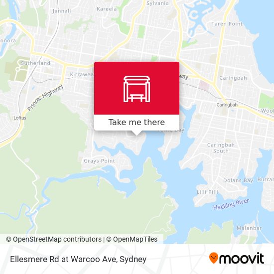 Ellesmere Rd at Warcoo Ave map