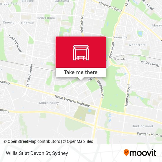 Willis St at Devon St map