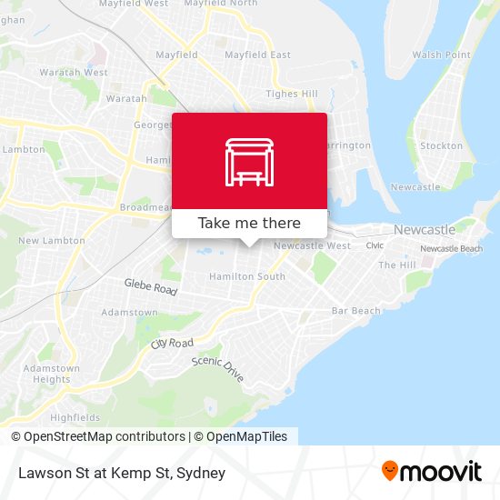 Lawson St at Kemp St map