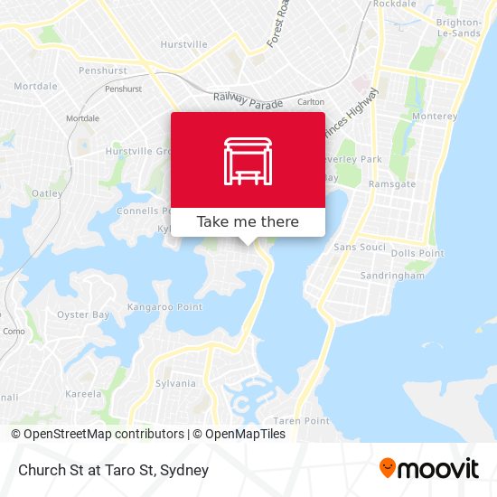 Church St at Taro St map