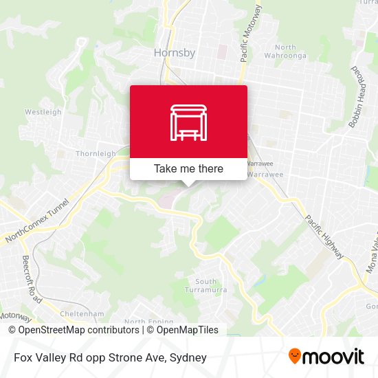 Fox Valley Rd opp Strone Ave map