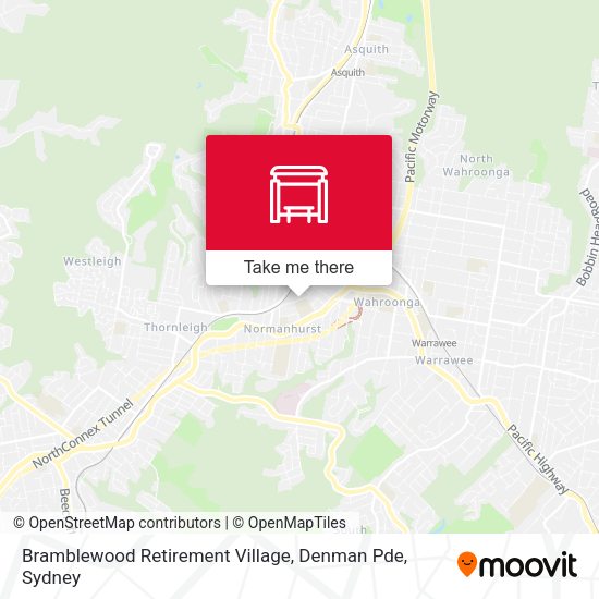 Bramblewood Retirement Village, Denman Pde map