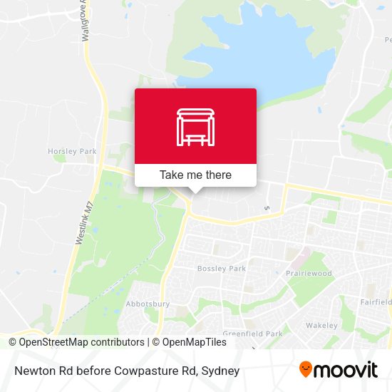 Newton Rd before Cowpasture Rd map