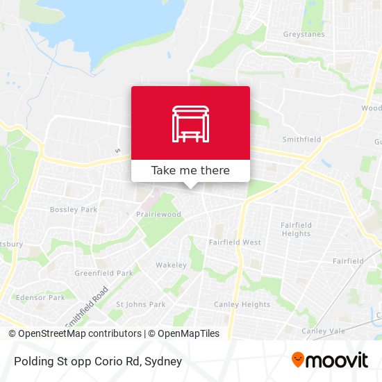 Polding St opp Corio Rd map