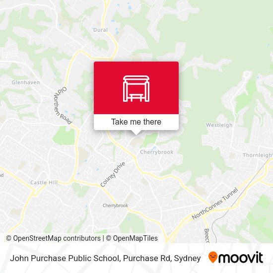 John Purchase Public School, Purchase Rd map
