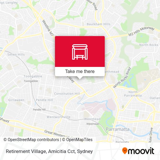 Retirement Village, Amicitia Cct map