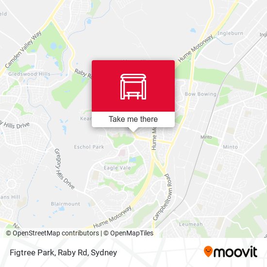 Figtree Park, Raby Rd map