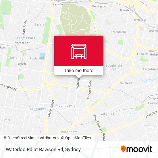 Waterloo Rd at Rawson Rd map