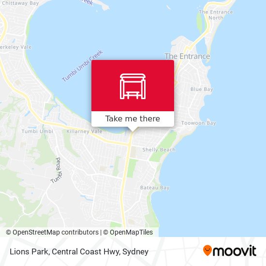 Lions Park, Central Coast Hwy map