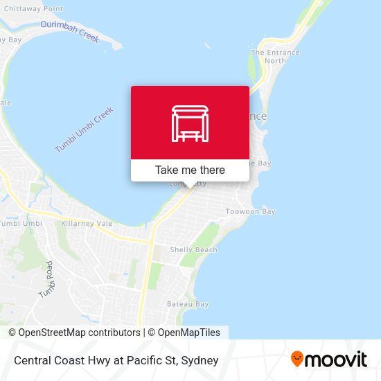 Central Coast Hwy at Pacific St map