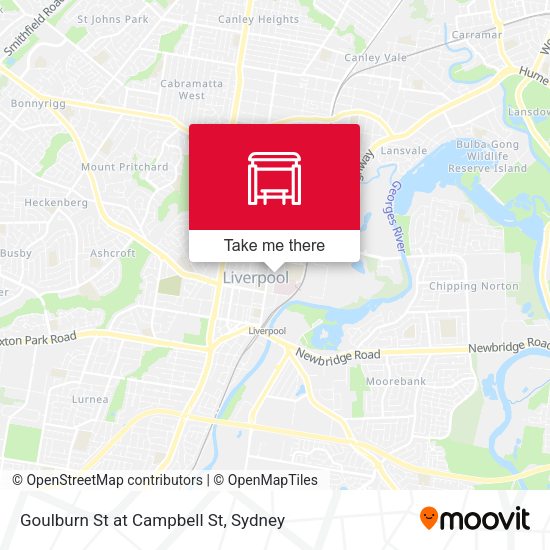 Goulburn St at Campbell St map