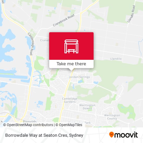 Borrowdale Way at Seaton Cres map