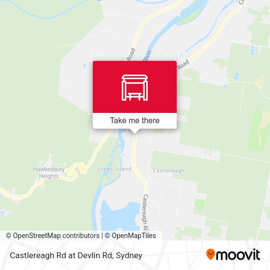 Castlereagh Rd at Devlin Rd map