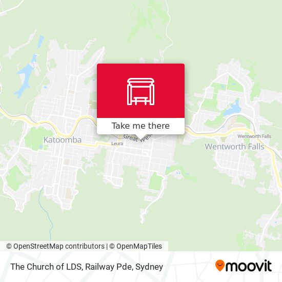 The Church of LDS, Railway Pde map