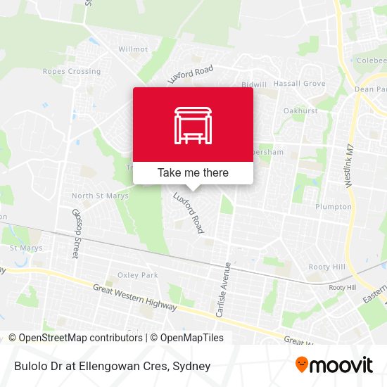 Bulolo Dr at Ellengowan Cres map