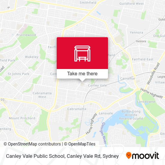 Canley Vale Public School, Canley Vale Rd map