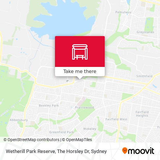 Wetherill Park Reserve, The Horsley Dr map