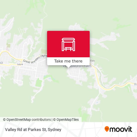 Valley Rd at Parkes St map