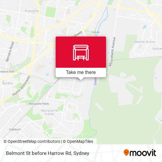 Belmont St before Harrow Rd map
