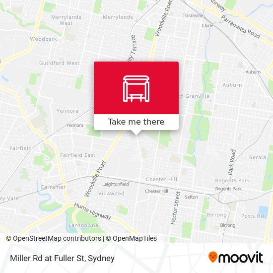 Miller Rd at Fuller St map