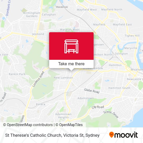 St Therese's Catholic Church, Victoria St map