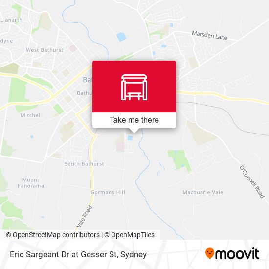 Eric Sargeant Dr at Gesser St map