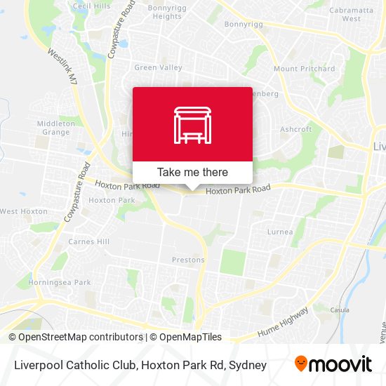 Liverpool Catholic Club, Hoxton Park Rd map