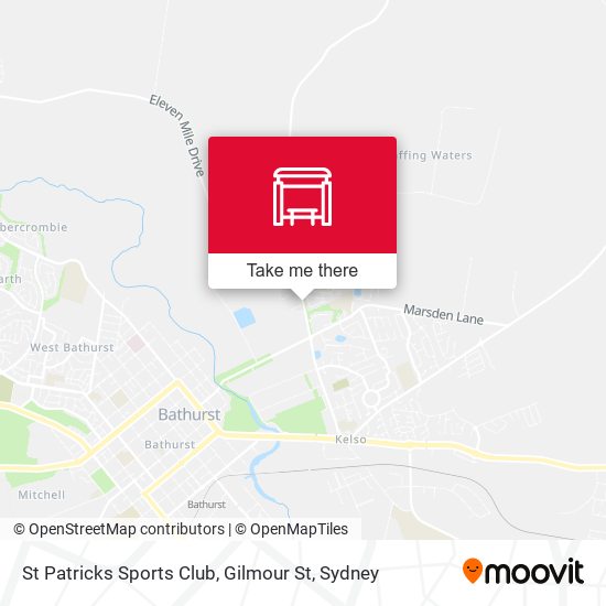 St Patricks Sports Club, Gilmour St map