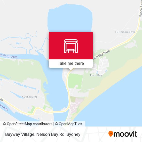 Bayway Village, Nelson Bay Rd map