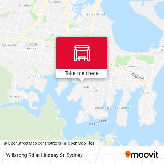 Willarong Rd at Lindsay St map