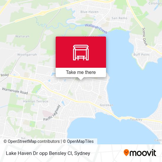 Lake Haven Dr opp Bensley Cl map