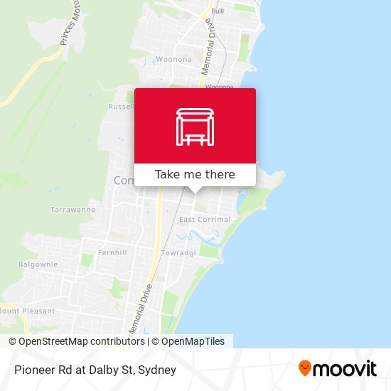 Pioneer Rd at Dalby St map