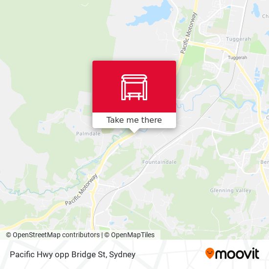 Pacific Hwy opp Bridge St map