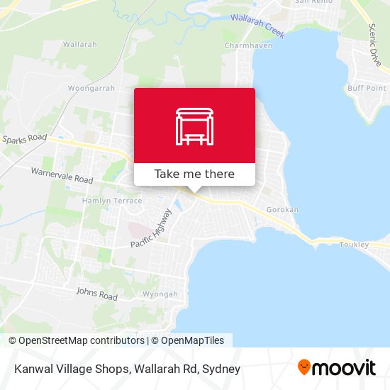 Kanwal Village Shops, Wallarah Rd map