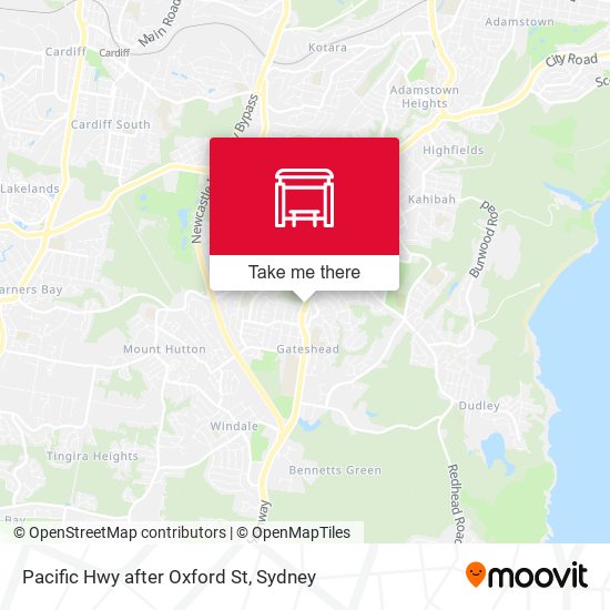 Pacific Hwy after Oxford St map