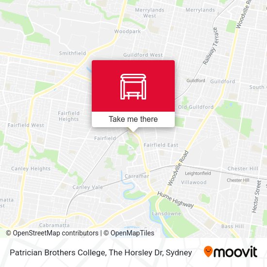 Patrician Brothers College, The Horsley Dr map