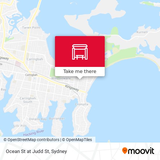 Ocean St at Judd St map