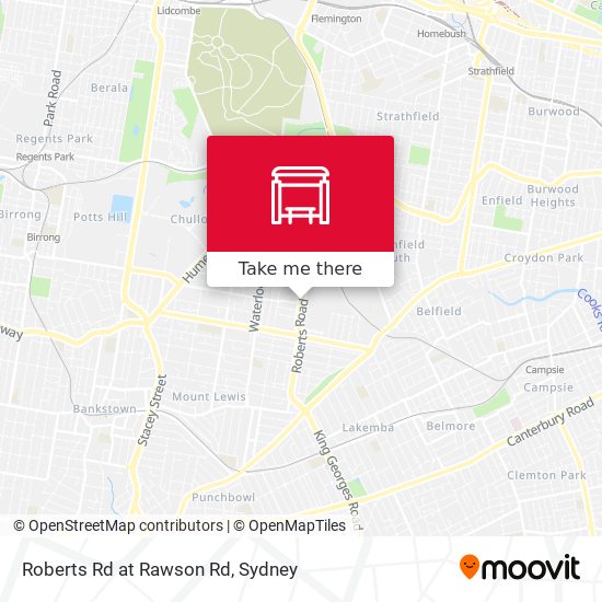 Roberts Rd at Rawson Rd map