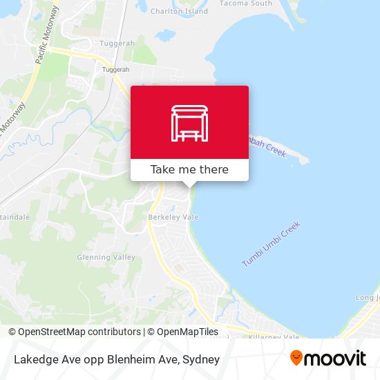 Lakedge Ave opp Blenheim Ave map