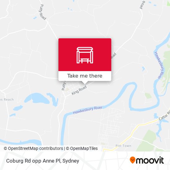 Coburg Rd opp Anne Pl map