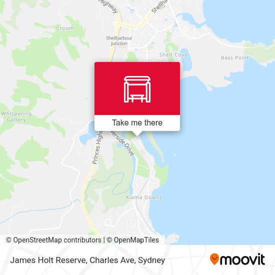 James Holt Reserve, Charles Ave map