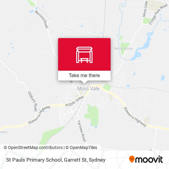 St Pauls Primary School, Garrett St map