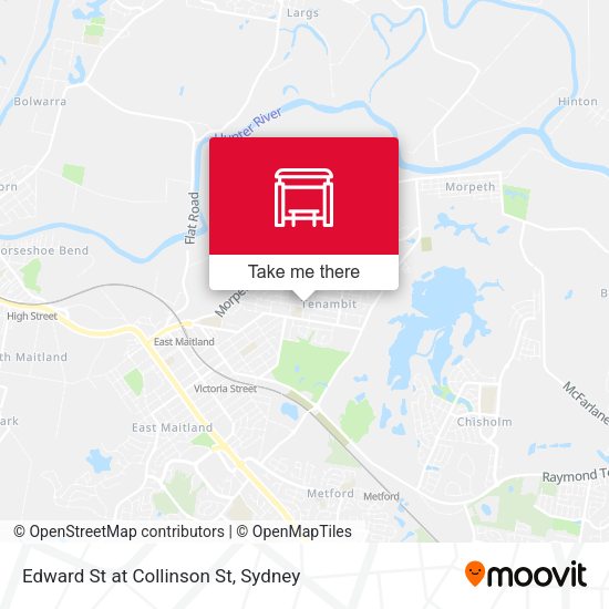 Edward St at Collinson St map